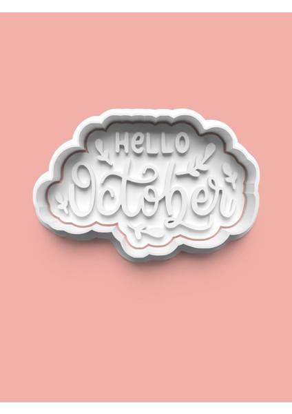 October Kurabiye Kalıbı ve Şeker Hamuru Kalıbı