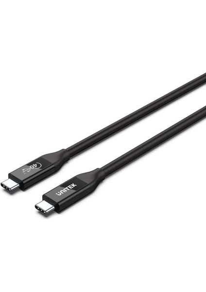 Unıtek Usb4 Thunderbolt Kablo 0.8mt 40GBPS, 8K&60Hz,100W (C14100BK-0.8M)