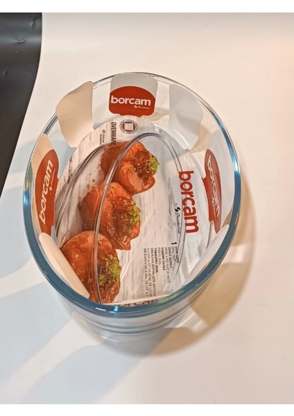 Borcam Orta Boy Oval Tepsi 1 Adet Fırın Tepsisi ( 59084)