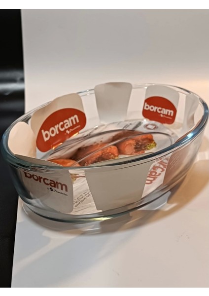 Borcam Orta Boy Oval Tepsi 1 Adet Fırın Tepsisi ( 59084) indirimleri