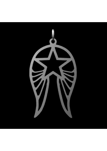 925 Ayar gümüş kolye melek kanadı SM6392