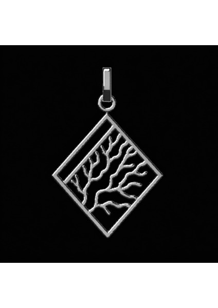 925 Ayar gümüş kolye mercan SM6568