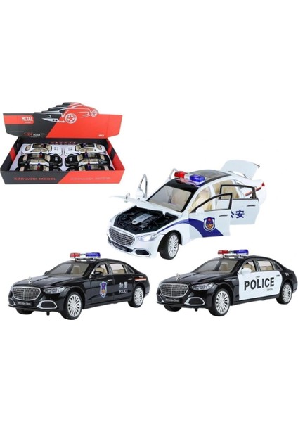 Nessiworld XHD-B2430 C-B 1 24 Işıklı Sesli Tsl Polis Araba