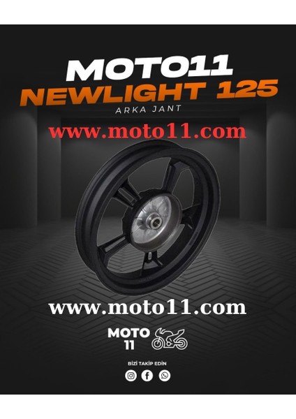 Newlight 125 Arka Jant | MOTO11