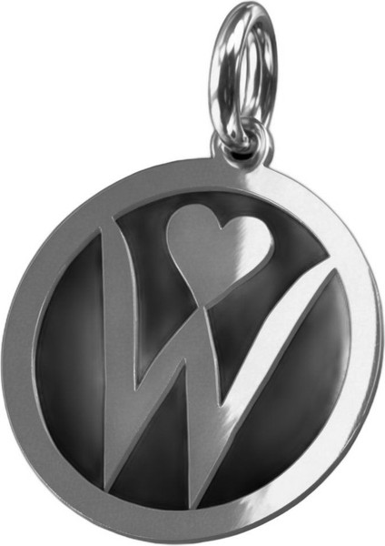 925 Ayar gümüş kolye Harf W SM6354 fiyatları