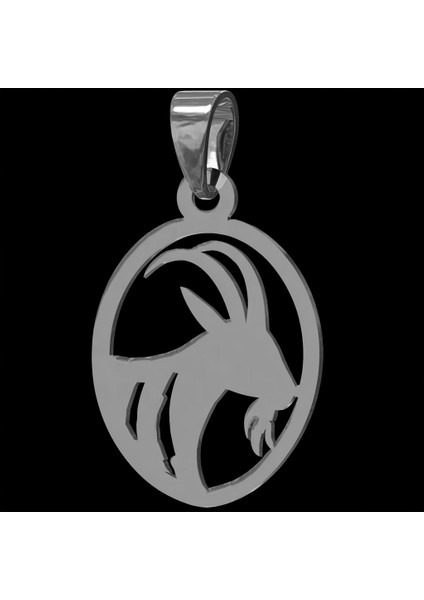 925 Ayar gümüş kolye Oğlak SM6506