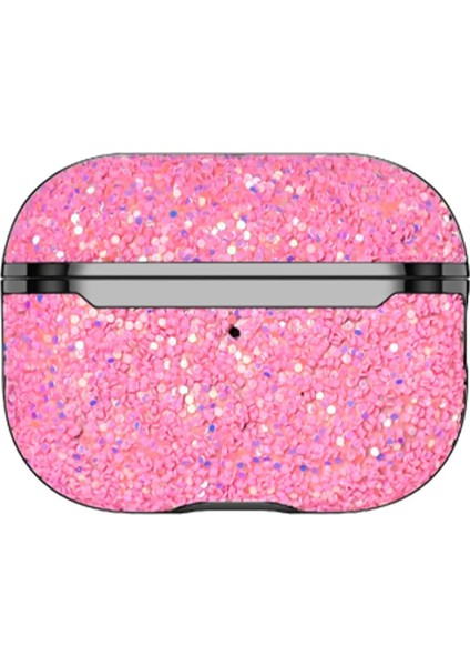Airpods 2 (2.nesil) Bright Simli Airpods Kapak - Pembe
