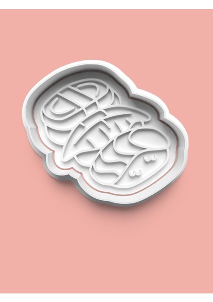 Sushi Kurabiye Kalıbı ve Şeker Hamuru Kalıbı 4'lü Set modelleri