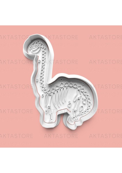 Dinozor Fosili Kurabiye Kalıbı ve Şeker Hamuru Kalıbı 4'lü Set indirimleri
