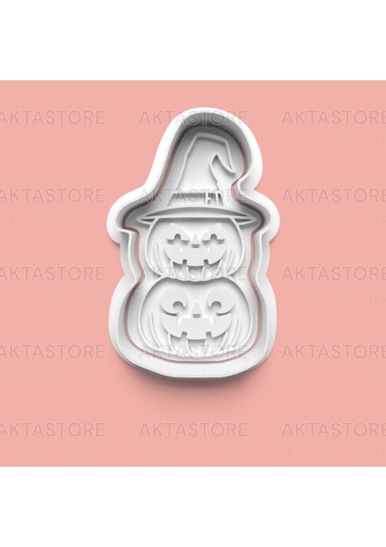 Şapkalı Kabak Kurabiye Kalıbı ve Şeker Hamuru Kalıbı 4'lü Set modelleri