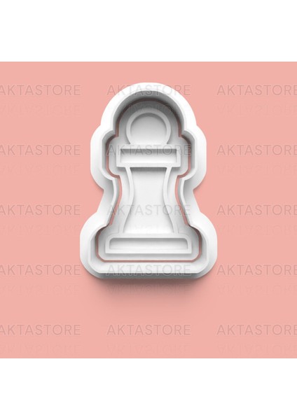 Satranç Seti Kurabiye Kalıbı ve Şeker Hamuru Kalıbı 6'lı Set modelleri