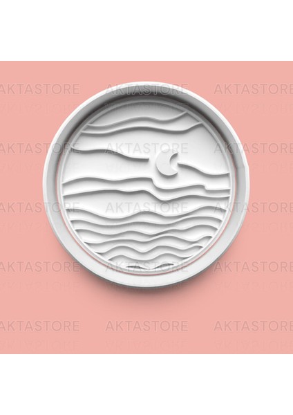 Gezegen Figürlü Kurabiye Kalıbı ve Şeker Hamuru Kalıbı