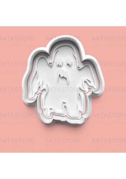 Hayalet Figürü Kurabiye Kalıbı ve Şeker Hamuru Kalıbı