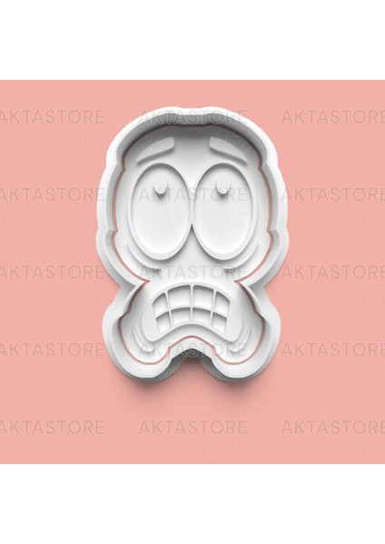 Üzgün Surat Kurabiye Kalıbı ve Şeker Hamuru Kalıbı