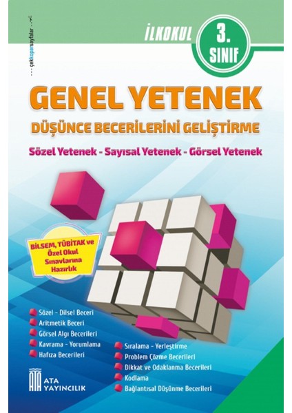 3. Sınıf Bilsem Genel Yetenek Düşünce Becerilerini Geliştirme