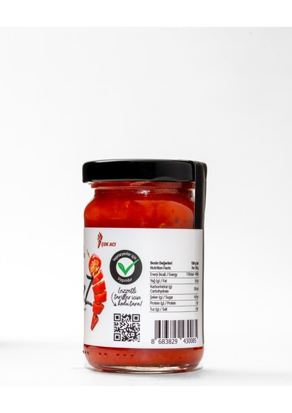 Közlenmiş Acı Biber Sosu – Çok Acı (Hot)