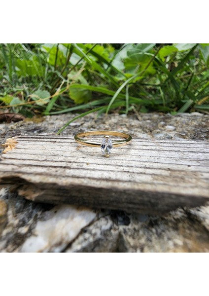 0,40CT Pırlanta(Signty) Tektaş Gümüş Yüzük-Pırlanta Tektaş Kadın Gümüş Yüzük-925 Ayar Tasarım Yüzük
