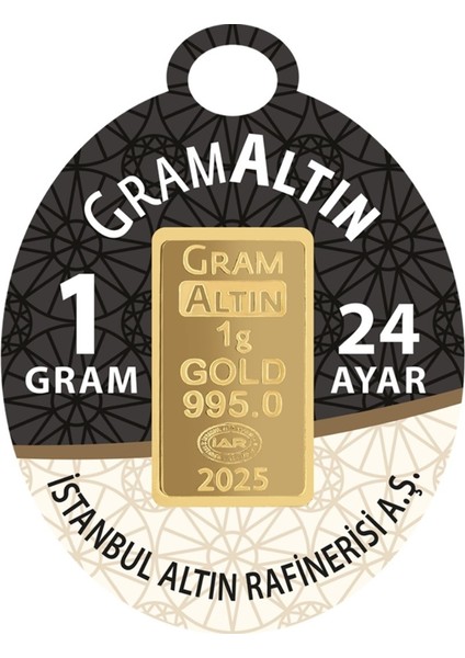 1 Gram (995) 24 Ayar Külçe Altın