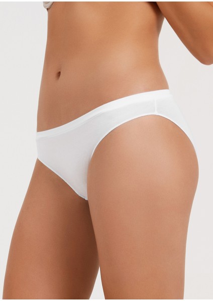 Soft Touch Yüksek Bel Slip Külot - Ekru fiyatları