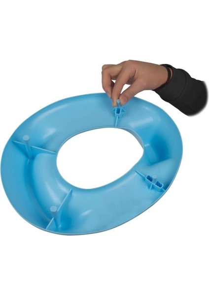 Plastik Klozet Adaptörü - Mavi