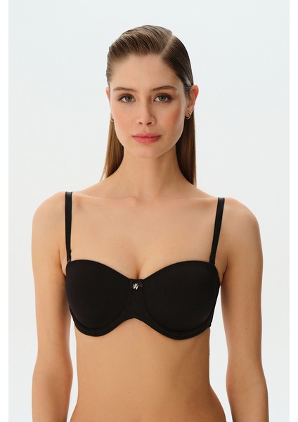 Kadın Strapless Sütyen Sw5360 Siyah/75D