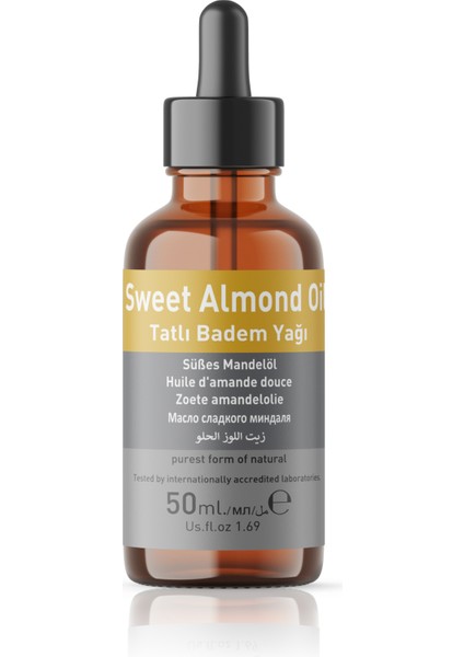 Tatlı Badem Yağı %100 Saf 50 ml