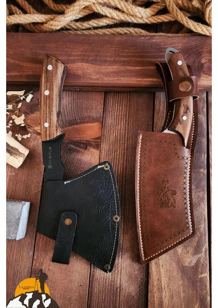 2 Li Outdoor Balta Bıçak Satırı Set Kamp Baltası Bıçak Bıçağı Budama Baltası Lzbçka indirimleri