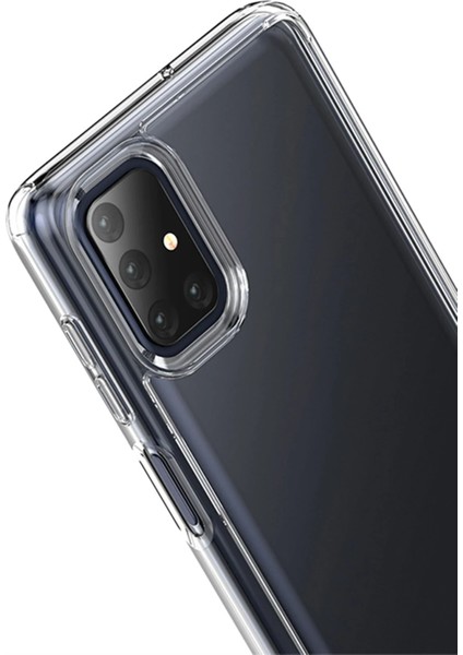 Samsung Galaxy M51 Kılıf Lüx Şeffaf Silikon