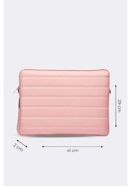Su Geçirmez Kumaş Laptop Kılıfı 15.6 & 16 Inç Pembe fiyatları
