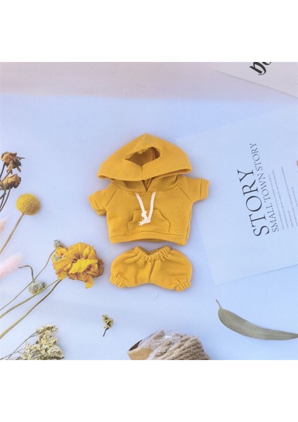 17CM Peluş Anahtarlık Kolye Kazağı Pantolon Seti (Yurt Dışından)