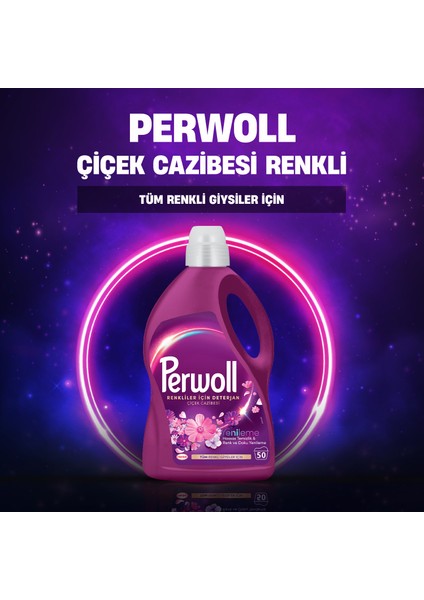 Çiçek Cazibesi Renkliler İçin Hassas Sıvı Bakım Deterjanı 2.75L (50 Yıkama)