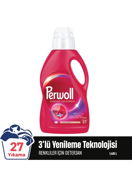Renkli Hassas Sıvı Bakım Deterjanı 1.485L (27 Yıkama)
