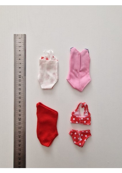 Barbi Oyuncak Bebek Için 4 Adet Plaj Seti