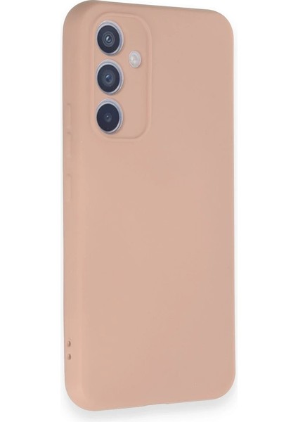 Samsung Galaxy A54 5g Kılıf Nano Içi Kadife Silikon - Pudra