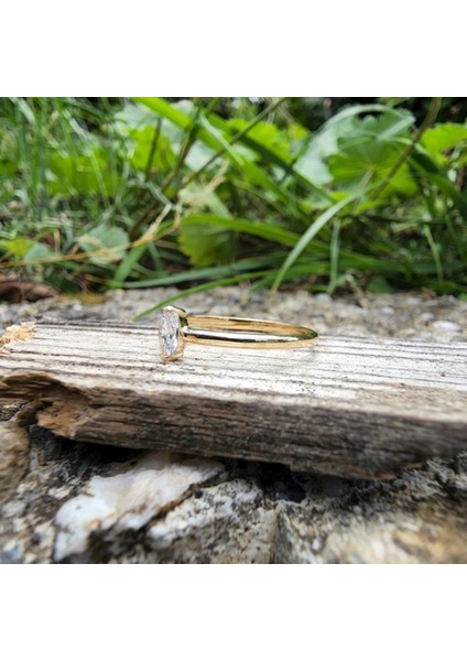 Gümüş Yüzük - 0,40CT Pırlanta(Signty) Tektaş Gümüş Yüzük-Pırlanta Tektaş Kadın Gümüş Yüzük-925 Ayar Tasarım Yüzük