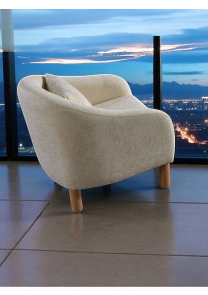4'lü 20 cm Oval Ahşap Ayak Bohem Tarz Koltuk Ayağı Baza Ayağı Tv Ünitesi Ayağı 3301000000890