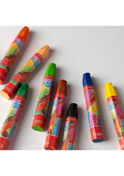 Faber Castell Plastik Çantalı Tutuculu Pastel Boya 18 Renk modelleri