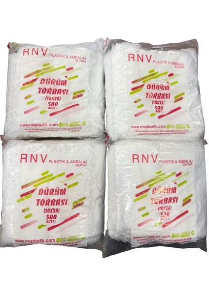 Dürüm Poşeti 4X500 fiyatları
