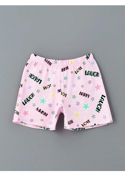 Lcw Kids Bisiklet Yaka Kız Çocuk Şortlu Pijama Takımı (S5) fırsatları