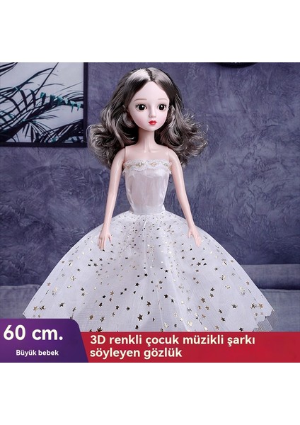 Masumiyet Barbie Bebek Hediye Kutusu Seti Büyük 60CM Kız Prenses Çocuk Tatil Oyuncak Hediye (Yurt Dışından)