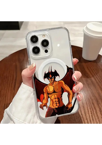 D-Devilmans C-Crybabys Iphone Için Manyetik Telefon Kılıfı 16 14 13 11 12 15 Pro Max Xr Xs Plus Se Yumuşak Clear Tpu Kapak Rengi: Z2/malzeme: İPHONE11 (Yurt Dışından)