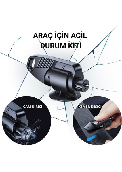 Sharp Tool Safety Hammer Emniyet Kemer Kesici ve Araç Cam Kırıcı Araç Acil Durum Cam Kırıcı