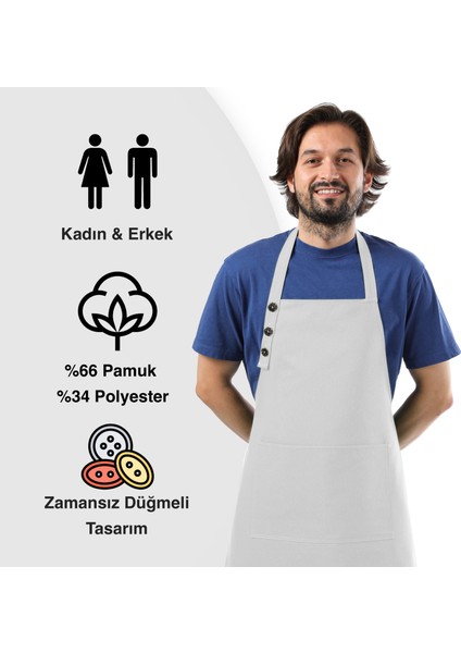 Boyun Ayarlı, Su Geçirmez, Cepli Şef, Aşçı, Mutfak Önlüğü , Cafe, Barista, Kuaför, Ressam ve Çiçekçi Önlükleri fiyatları