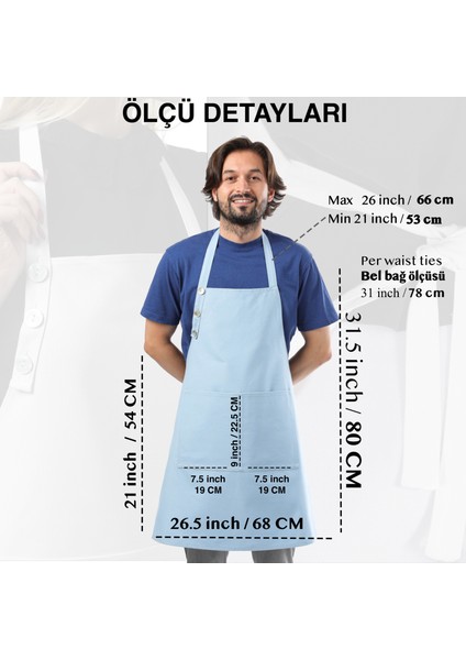 Boyun Ayarlı, Su Geçirmez, Cepli Şef, Aşçı, Mutfak Önlüğü , Cafe, Barista, Kuaför, Ressam ve Çiçekçi Önlükleri indirimleri
