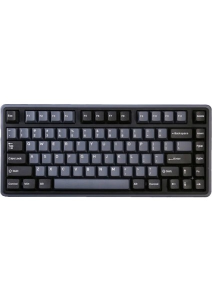 Minilo75 HE Siyah %75 Gateron Magnetic Jade Pro Manyetik Switch 8K Hz Hall Effect RGB Hotswap Mekanik Gaming Klavye