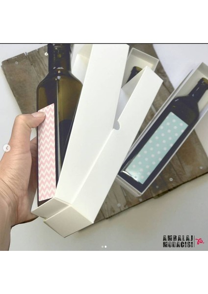 Şımarık Kutu Şişe Kutusu Orta Boy 25 Adet Beyaz ( 29X6X6 cm ) fiyatları