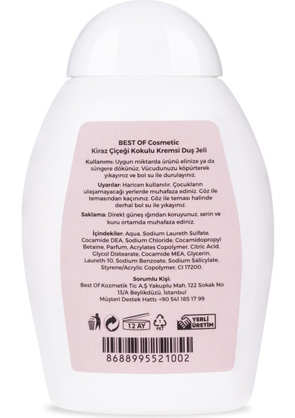 Nemlendirici Kiraz Çiçeği Duş Jeli 400 ml fırsatları