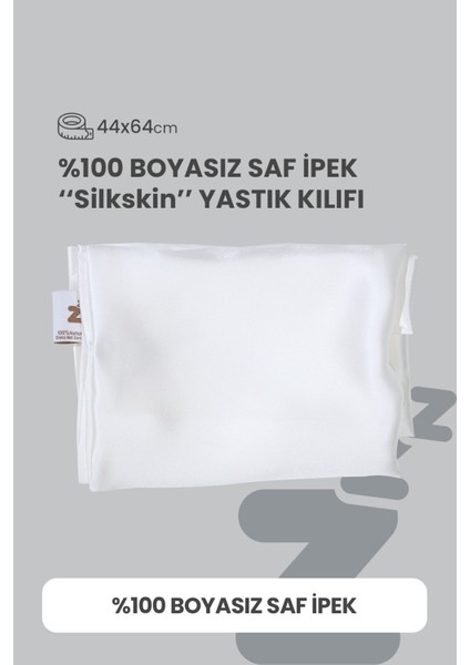 Boyasız Italyan Saf Ipek Yastık Kılıfı