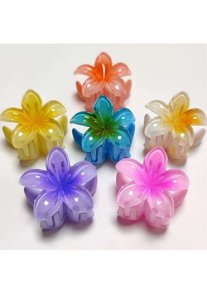 Lotus Toka 4cm Küçük Boy Metal Sert Plastik 1. Sınıf Malzeme 2'li Fuşya Sarı Standart Aloha modelleri