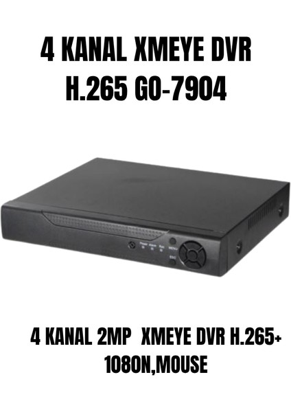 4'lü 2 Mp Ahd Kamera Seti- 3.6mm Full Color Serisi